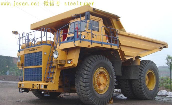 首鋼遷安水廠鐵礦使用的130噸電傳動(dòng)1600馬力礦車，有6米多高.jpg
